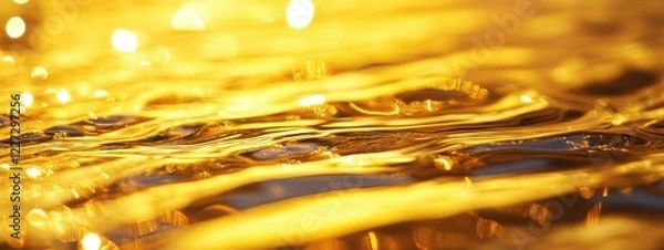 Fototapeta shiny multicolored water texture. Selective focus.