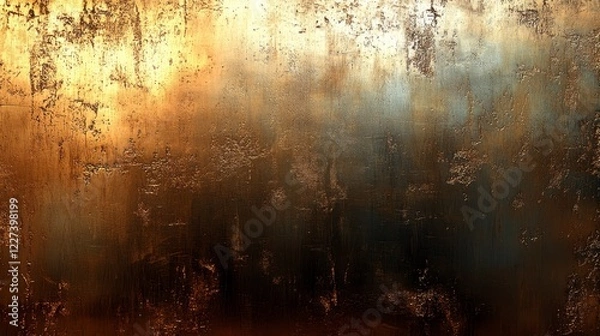 Obraz Grunge gold texture wall background design