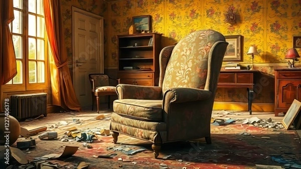 Obraz "Dusty Living Room