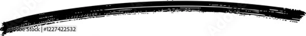 Fototapeta Underline scribble marker brush line vector shape