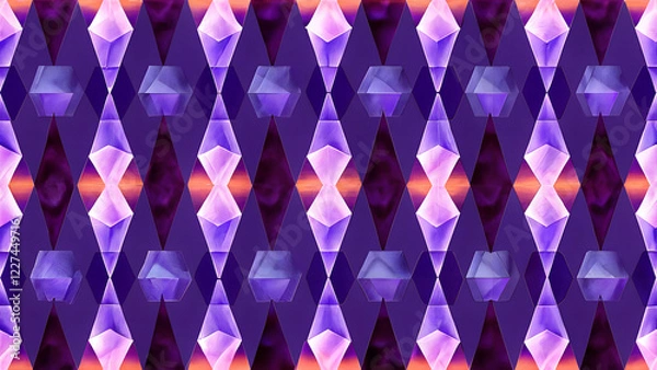Obraz blue and purple diamond background