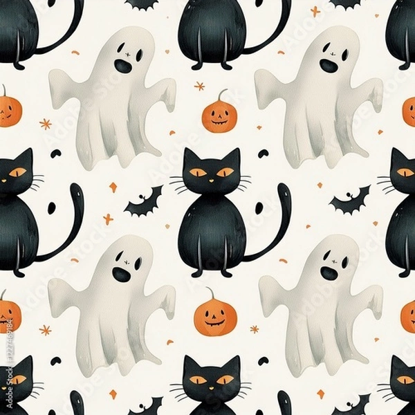 Obraz ハロウィンのイラストセット