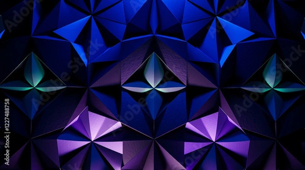 Fototapeta geometric triangle abstract background with triangles