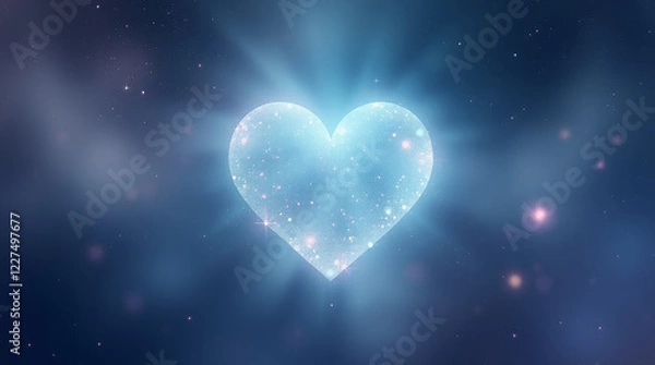 Obraz heart in the night