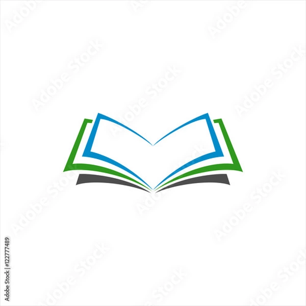 Obraz logo education school books