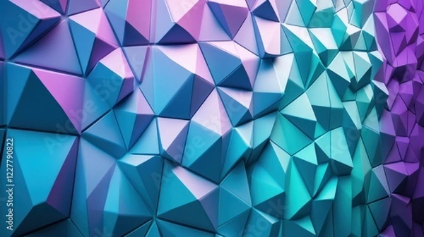 Fototapeta a wall made of many different colored cubes