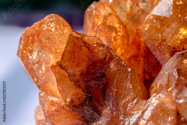 Obraz Orange Citrine Raw Crystal 