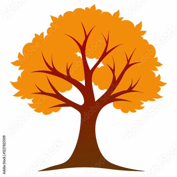 Fototapeta tree with leaves