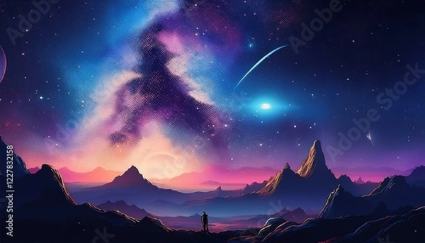 Fototapeta Space Galaxy Wallpaper