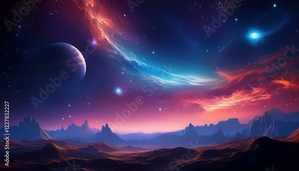 Fototapeta Space Galaxy Wallpaper