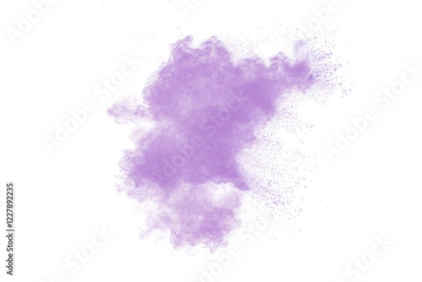 Obraz Purple cloud of smoke is floating in the air
