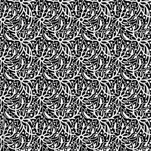 Obraz Beautiful Flower Design Pattern, Flower Background, Wallpaper, Fabric Print