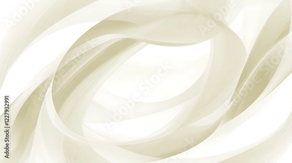 Fototapeta Abstract Beige Swirls Create a Gentle Flowing Design
