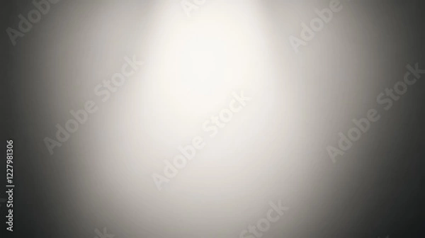 Fototapeta Vertical light beam on a gray gradient background.