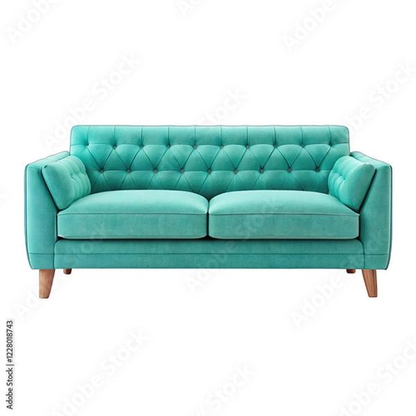 Fototapeta sofa isolated on white