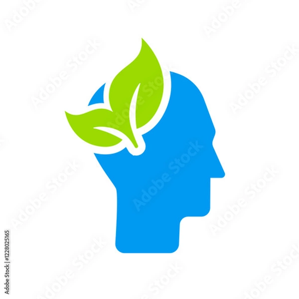 Obraz Eco-conscious icon. Vector flat illustration