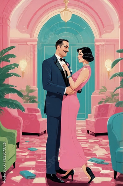 Obraz bride and groom