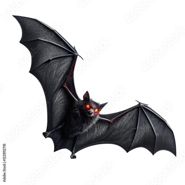 Fototapeta Bats on a white background