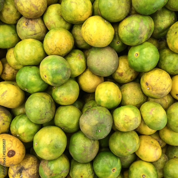 Obraz Fresh limes background.