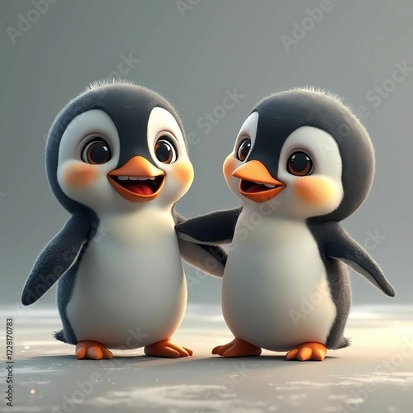 Obraz Penguin Polar valentine - 9