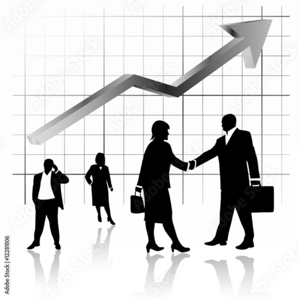 Fototapeta making a deal