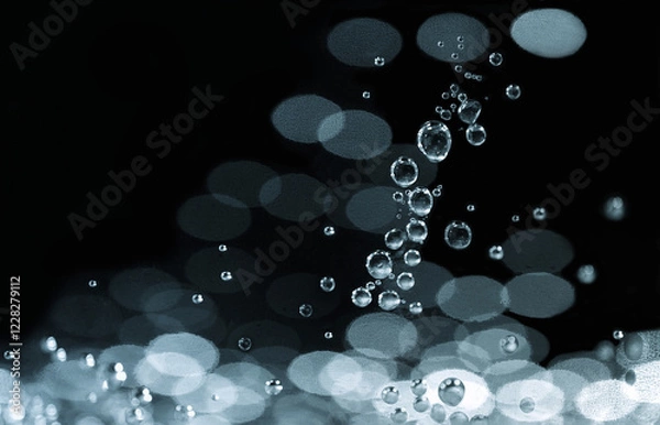 Obraz background with bubbles