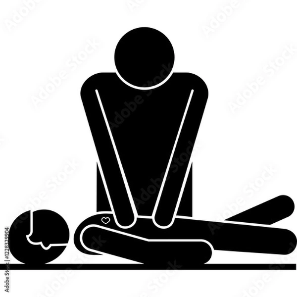 Obraz Perform Cpr Icon