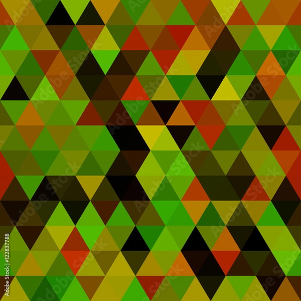 Fototapeta Abstract geometric pattern - digitally generated image
