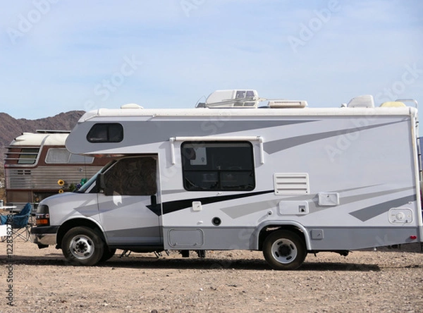 Obraz RV Camping in the Desert