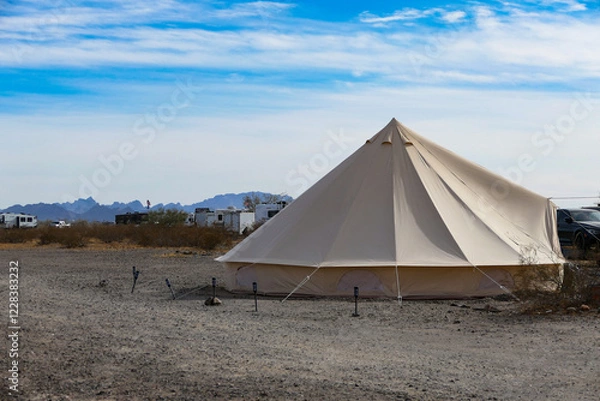 Obraz Large tent in the Desert
