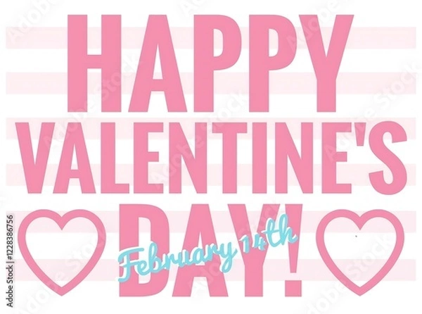Obraz border valentine