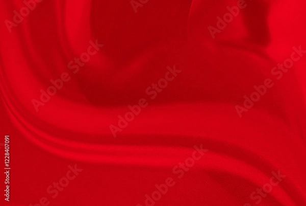 Obraz Black red satin dark fabric texture luxurious shiny that is abstract silk cloth background with patterns soft waves blur beautiful.