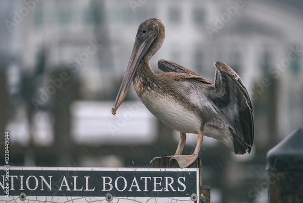 Obraz wildlife in storm