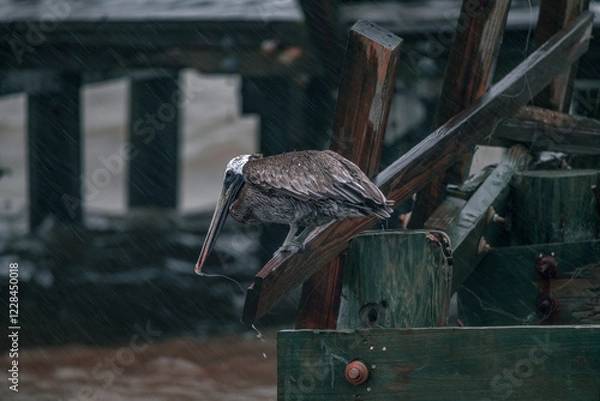 Obraz wildlife in storm