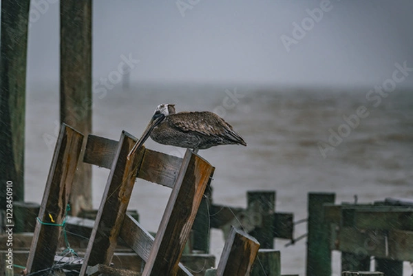Obraz wildlife in storm