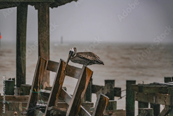 Obraz wildlife in storm