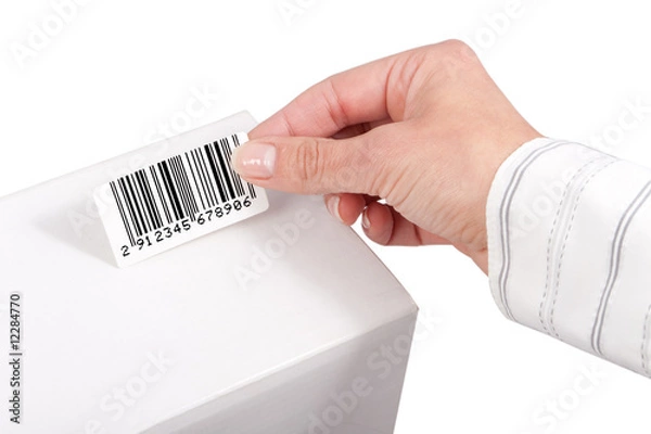 Obraz barcode label