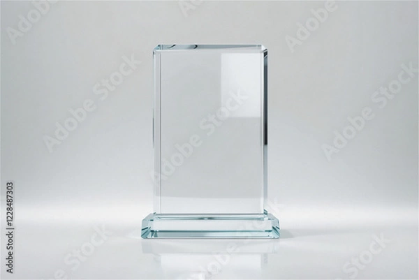 Obraz 사각형 시상식 트로피 상패 목업