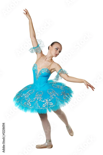 Obraz young beautiful ballerina in tutu