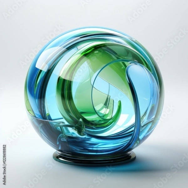 Fototapeta A Luminous Sphere of Dreams By Generated AI