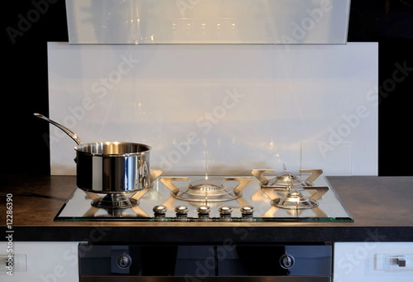 Fototapeta plaque de cuisson au gaz