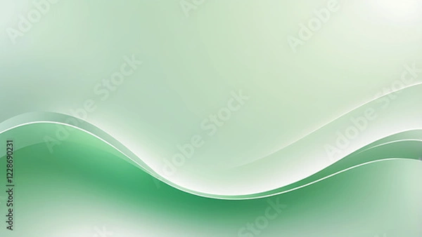 Fototapeta Simple Presentation Background in emerald and white Colors abstractart modern concept