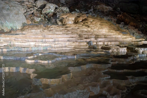 Fototapeta 秋吉台の百枚皿