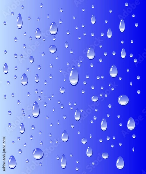 Fototapeta raindrops