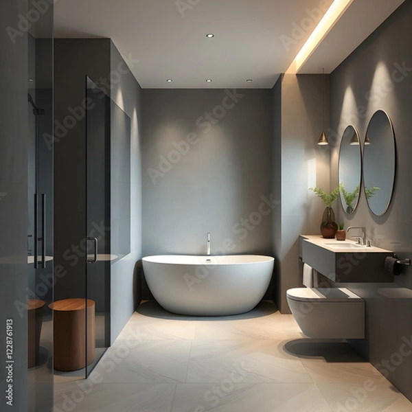 Obraz modern bathroom interior