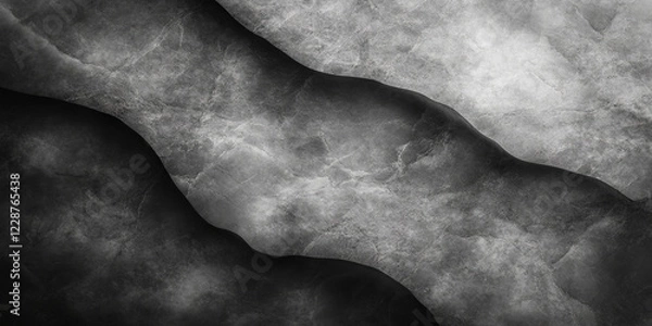 Fototapeta A deep charcoal black texture with soft highlights and subtle grain patterns