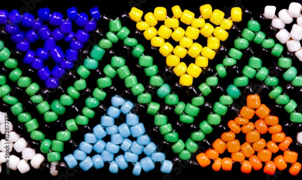 Obraz african beadwork