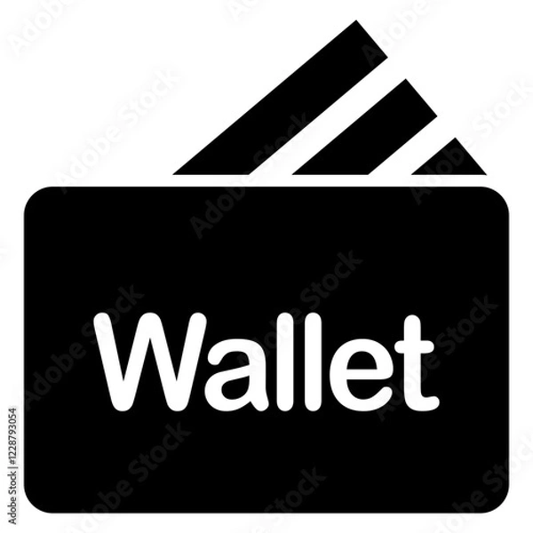 Fototapeta Digital Wallet Payment Icon