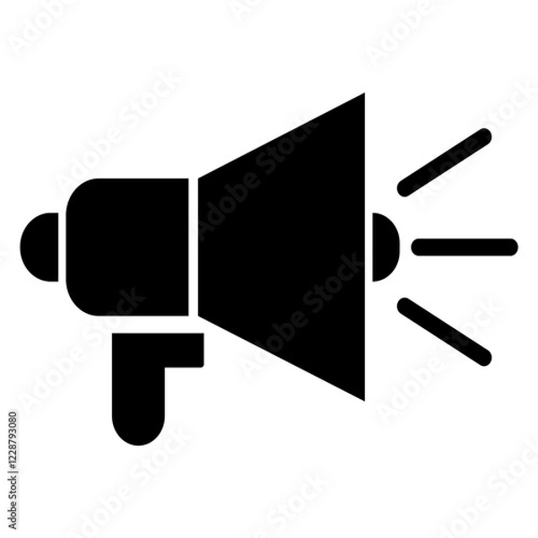 Fototapeta Megaphone Announcement Marketing Icon