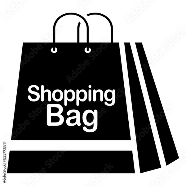 Fototapeta Shopping Bag Retail Icon